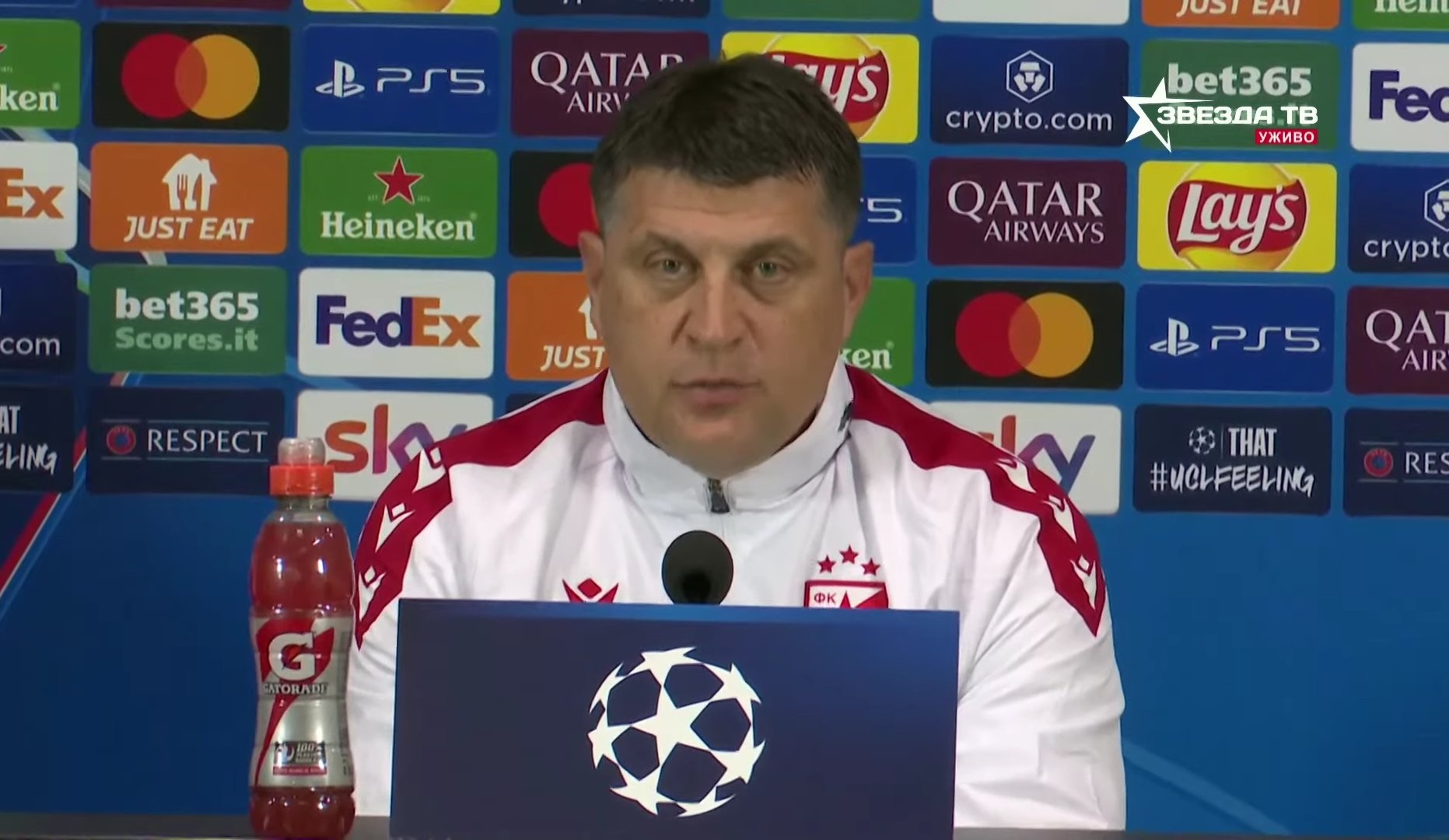 紅星主帥:米蘭第2個進球明顯犯規(guī)但裁判沒吹 有人不想給我們積分