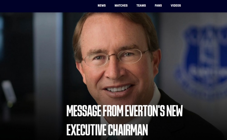 埃弗頓新執(zhí)行主席:將帶領(lǐng)埃弗頓進(jìn)入新時(shí)代 會(huì)加強(qiáng)一線(xiàn)隊(duì)陣容