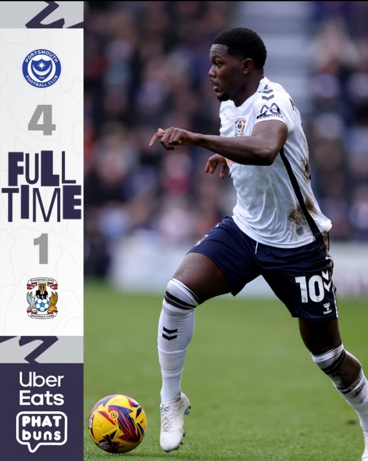 蘭帕德執(zhí)教的考文垂本輪英冠1-4慘敗,上任以來球隊(duì)2勝1平2負(fù)