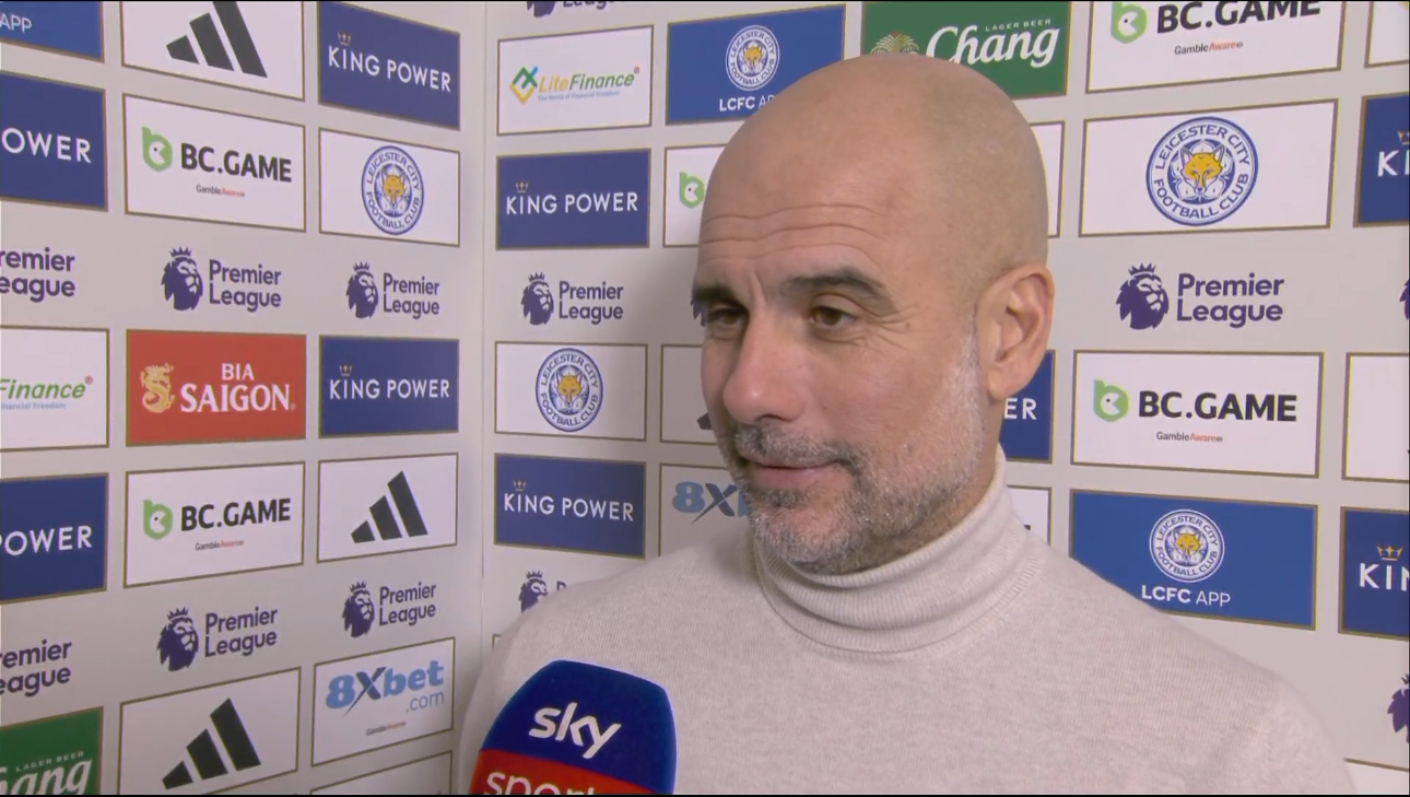 瓜迪奧拉:我們已經(jīng)沒機(jī)會(huì)去爭冠了,輸曼聯(lián)對(duì)信心的影響很大