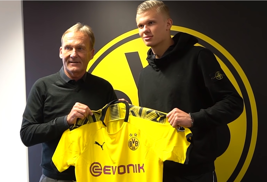 多特回顧簽下哈蘭德:5年前的今日官宣 89場(chǎng)比賽斬獲86球23助